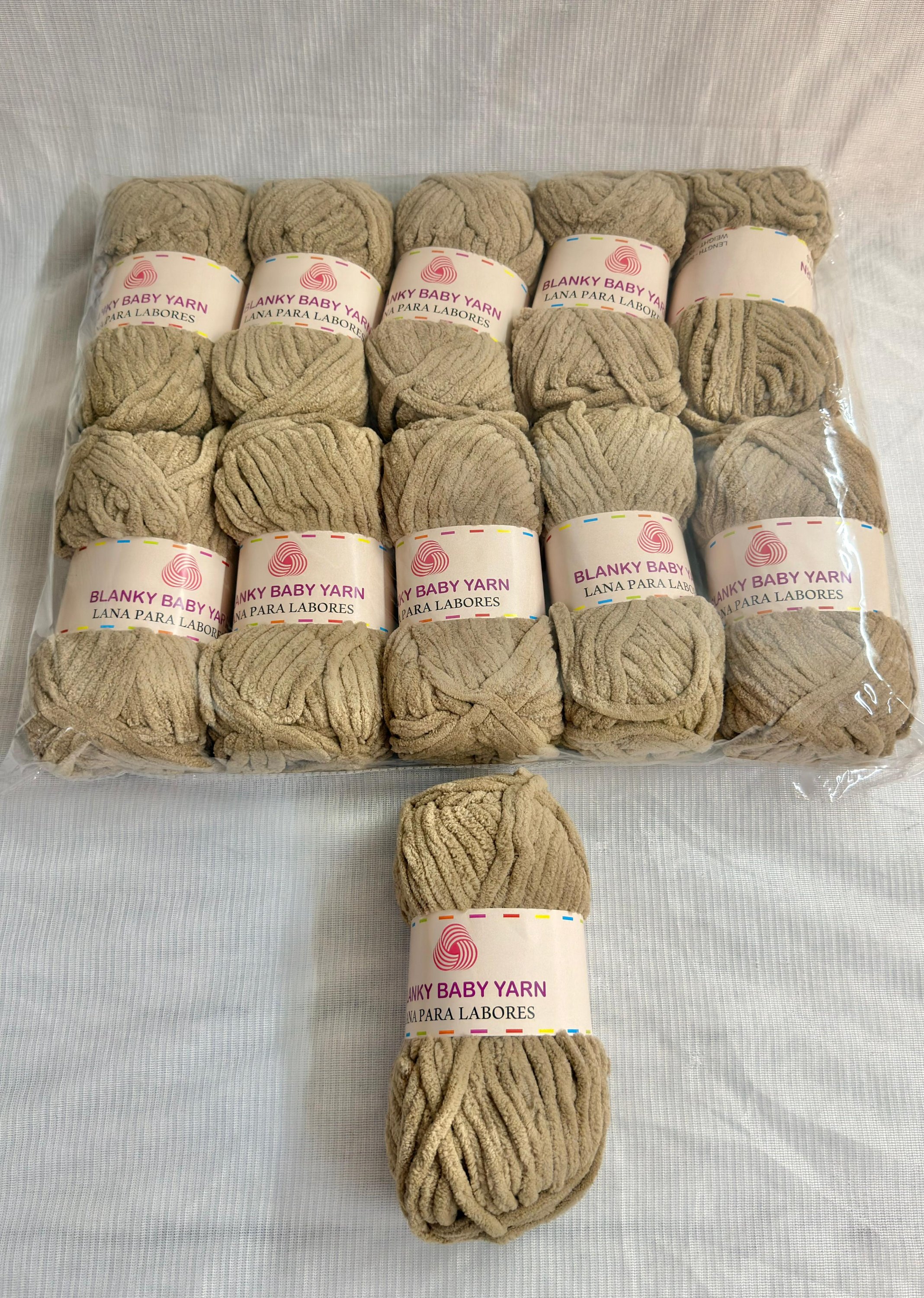 Soft Baby Yarn Chickoo